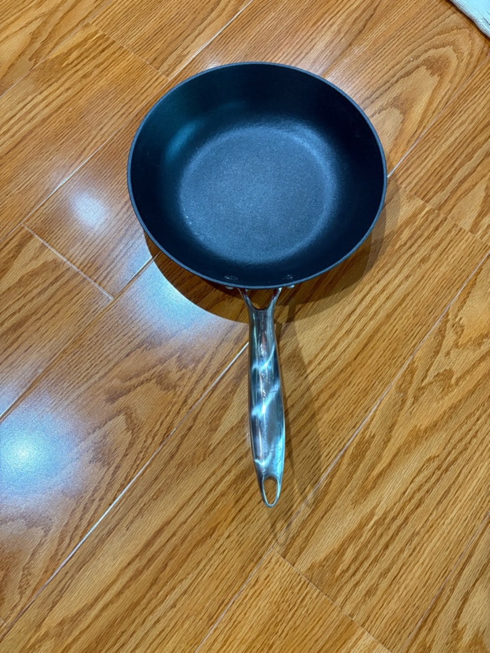 Technique Red 10 inch Nonstick Frying Pan with Stainless Handle